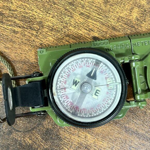 USGI Cammenga Model 3H Compass ODG + Pouch Military Issue - Picture 4 of 14